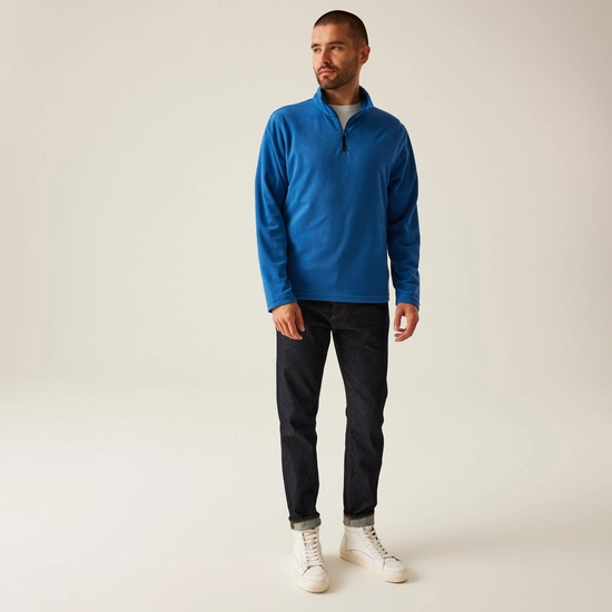 Regatta Mens Micro Zip Neck Fleece Top - Royal Blue