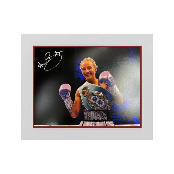 Ebanie Bridges Signed 16x12 Image Deluxe Mount