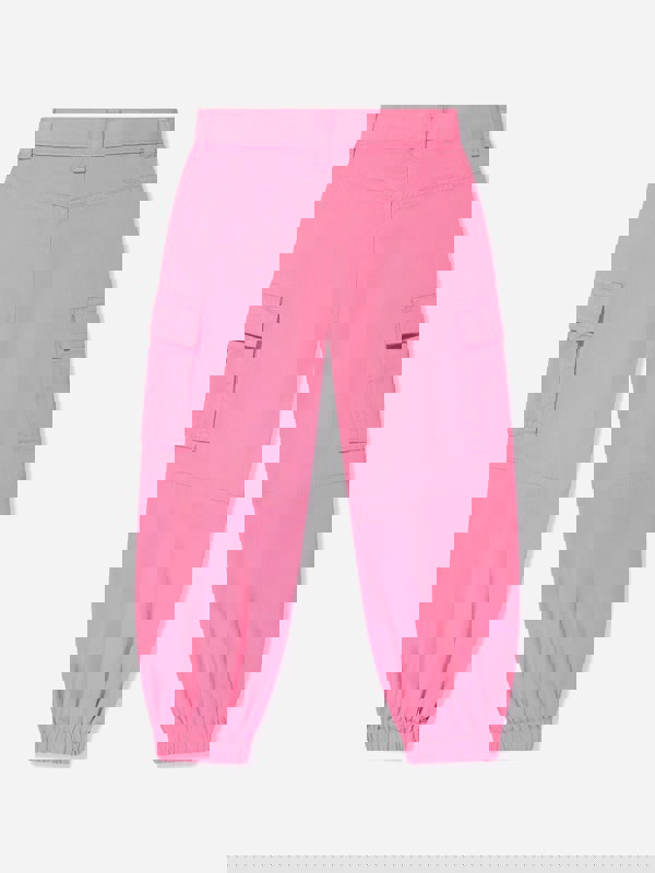 Versace Girls Cargo Trousers in Pink