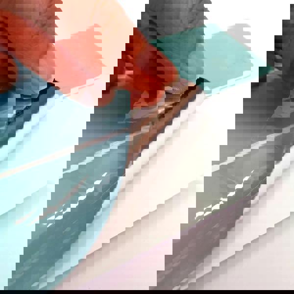 WALPLUS Capri Sea Glossy 3D Sticker Tile 30.5 x 15.4cm (12 x 6 in) - 12pcs in a pack