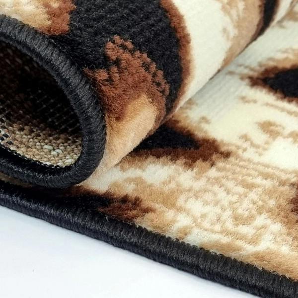 Viva Rugs Animal Print Rug Large Small Soft Safari Africa Patchwork Living Room Carpet