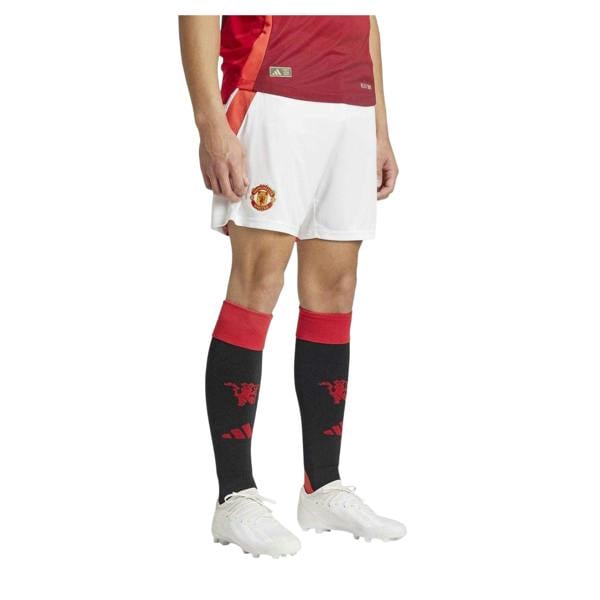 Adidas Unisex Adult Manchester United FC Football Shorts - White - 