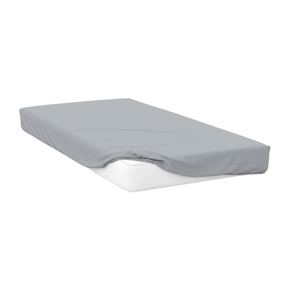 Belledorm Percale Extra Deep Fitted Sheet - Cloud Grey