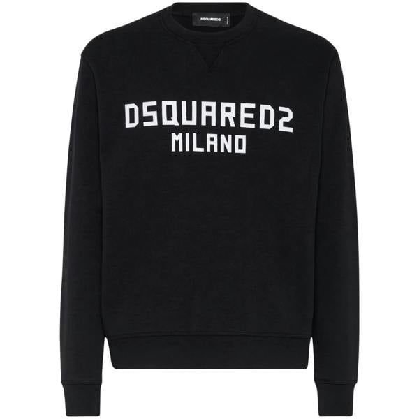 DSQUARED2 Cool Fit Milano Crew Neck Black Jumper M