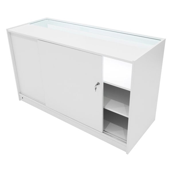 Monstershop Theseus LED Shop Counter Set LM60 & 2 x B1500 - White