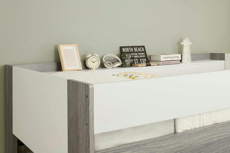 Flair Hampton High Sleeper with Wardrobe White