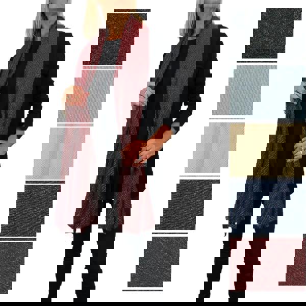 Paulo Due Golden Shimmer Large Shawl Scarf