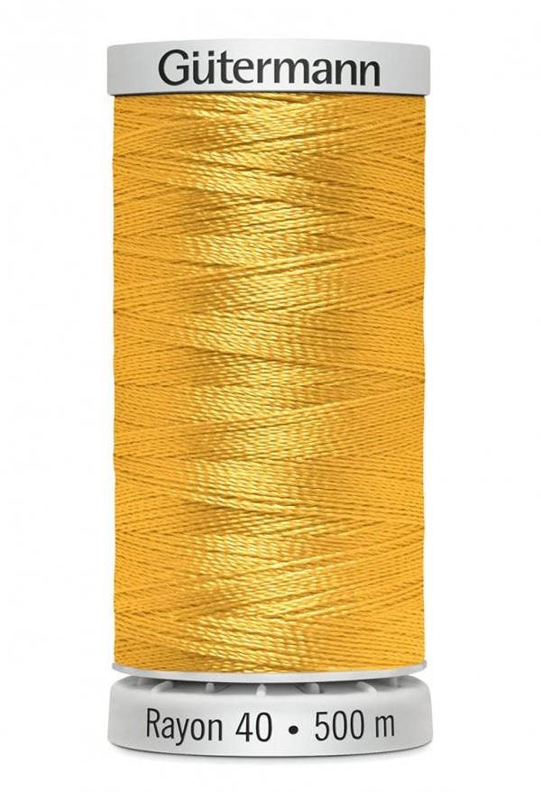 Gutermann No 40 Sulky Rayon Embroidery Thread 500m Rayon Thread Suitable For Embroidery
