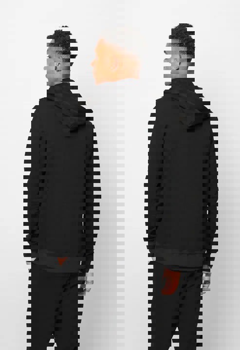 Valere Milano Luxe Clean Zip Hoodie - Black