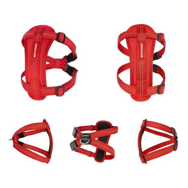 EzyDog Essential Chest Plate Dog Harness in Red