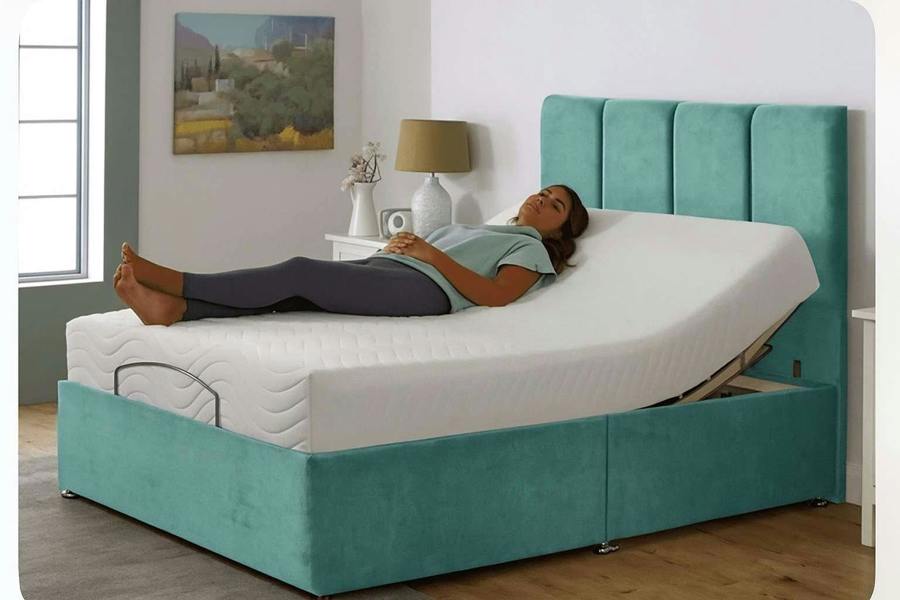 Paradise Beds 4ft wilko Electric Adjustable Bed With Memory Mattress