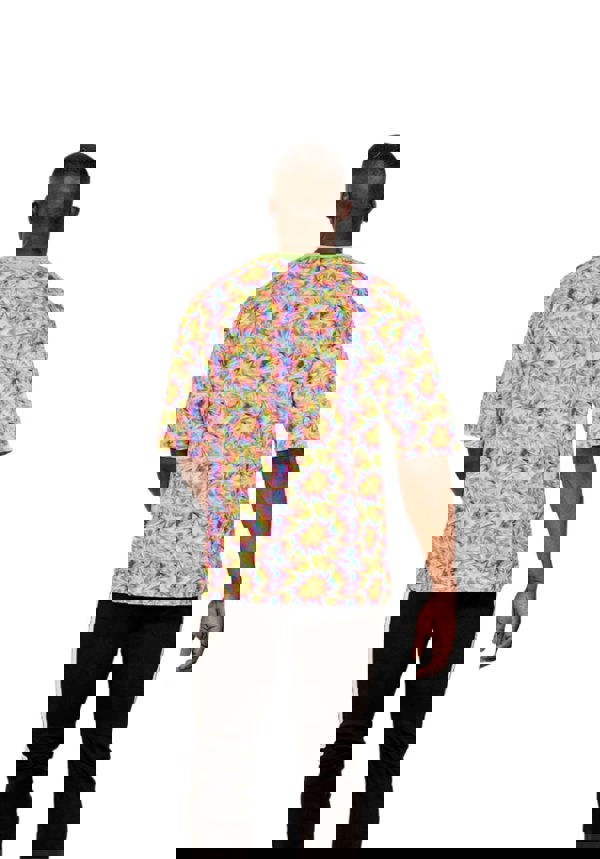 JCCLUB Tie-Dye Logo-Print Man