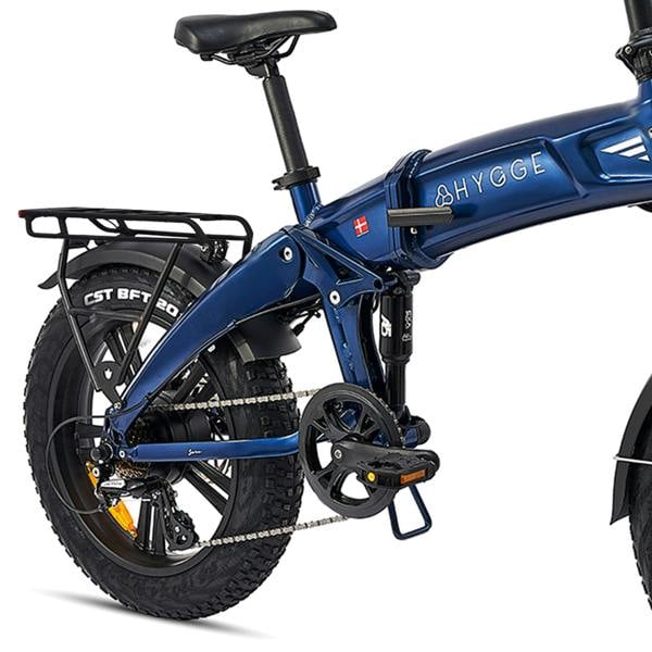 Hygge Bikes Sorø 2026 - Folding Fat Tyre E-Bike 48V 14.5Ah - Royal Blue