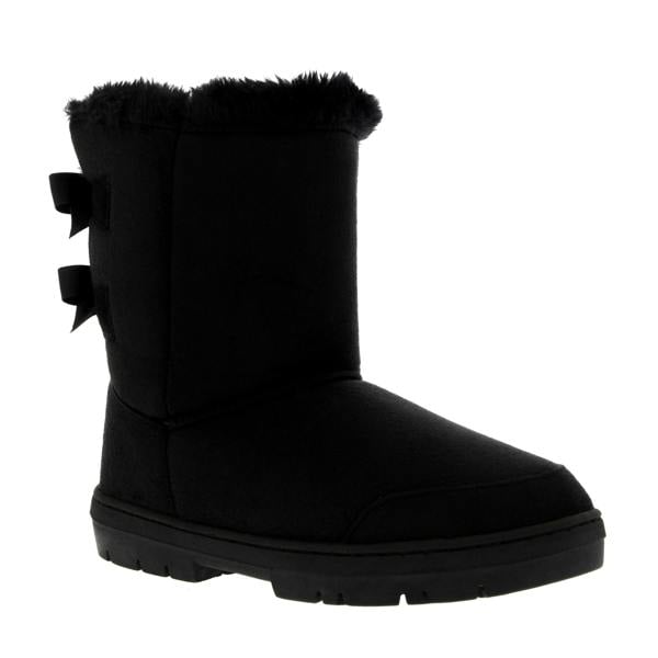 VIVA Bella: Womens Twin Bow Tall Classic Waterproof Winter Rain Snow Boots