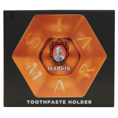 Marvis Orange Toothpaste Holder for Ginger Mint Toothpaste