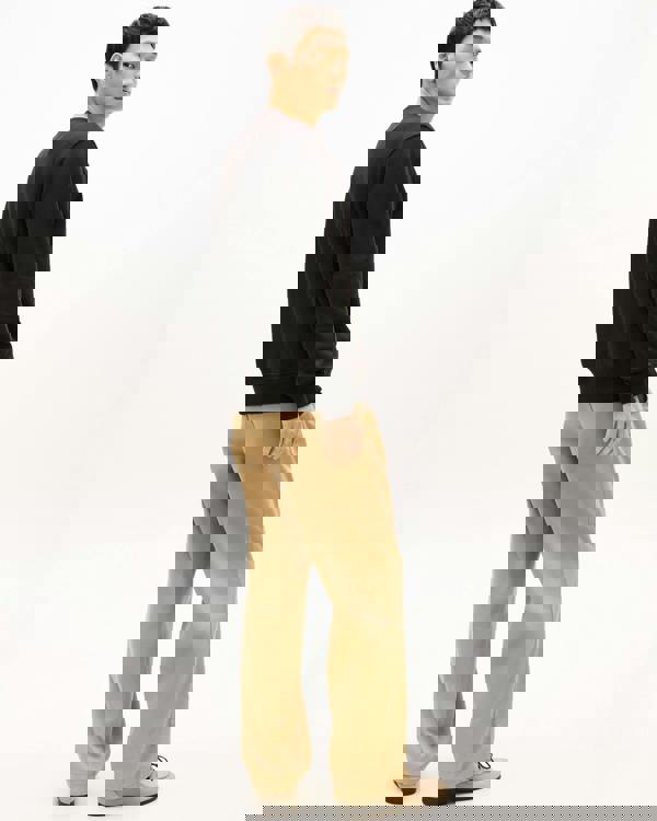 Tommy Hilfiger Essential Mens Terry Cotton Crew Neck - Black