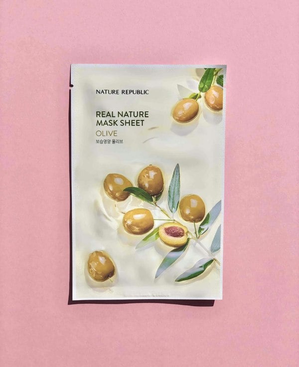 NATURE REPUBLIC Real Nature Mask Sheet Olive