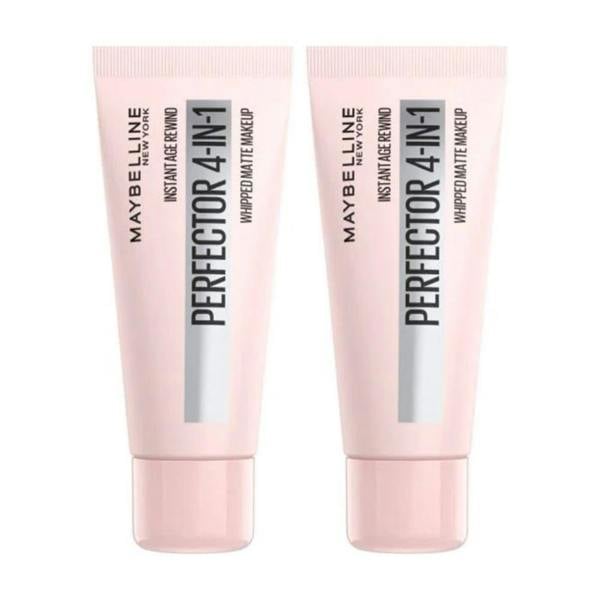 Maybelline New York 2 x Maybelline Instant Anti Age Perfector 4-in-1 Whipped Matte Makeup - 02 Light Medium