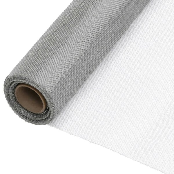 Berkfield Mesh Screen Stainless Steel 60x1000 cm Silver