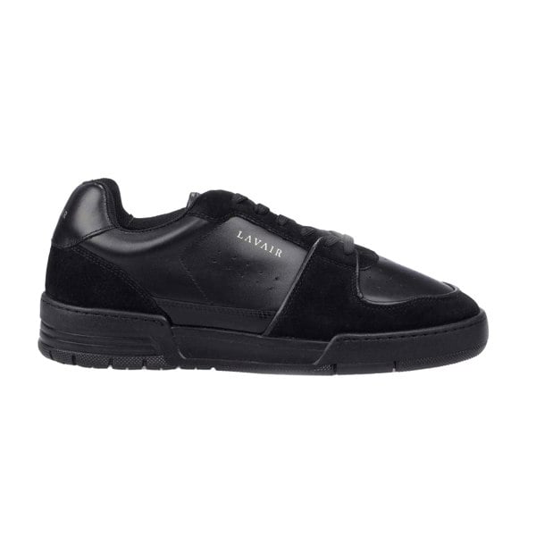 Lavair Mens Vadum Leather Trainers - Black