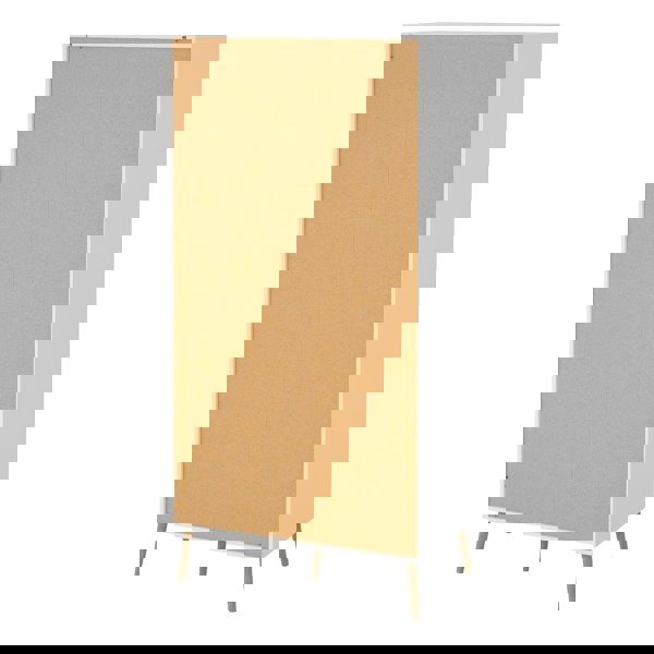 Furniture To Go Cumbria Wardrobe with 2 Doors + 2 Drawers White