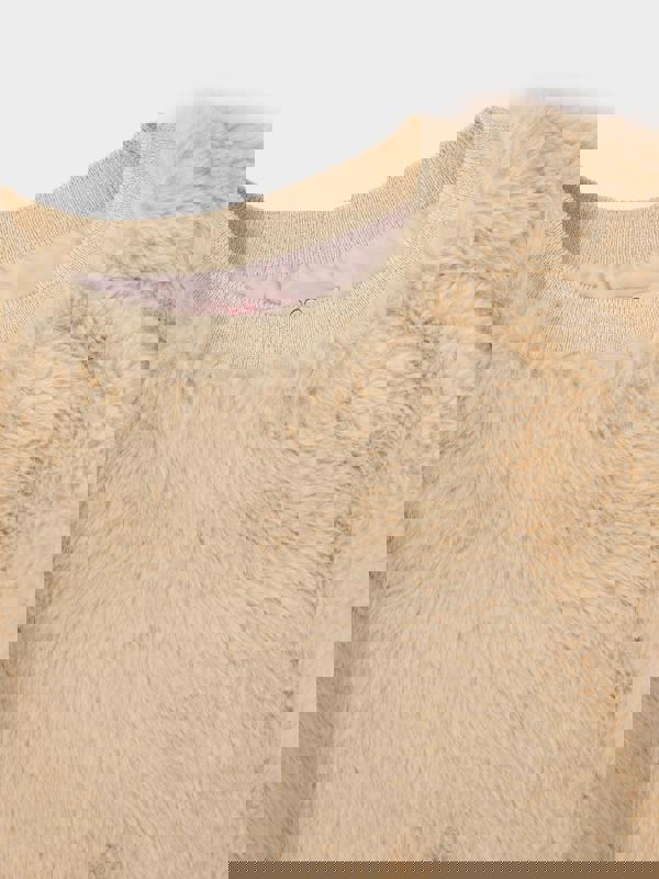 GWD Cathy Cream Fur Sweatshirt