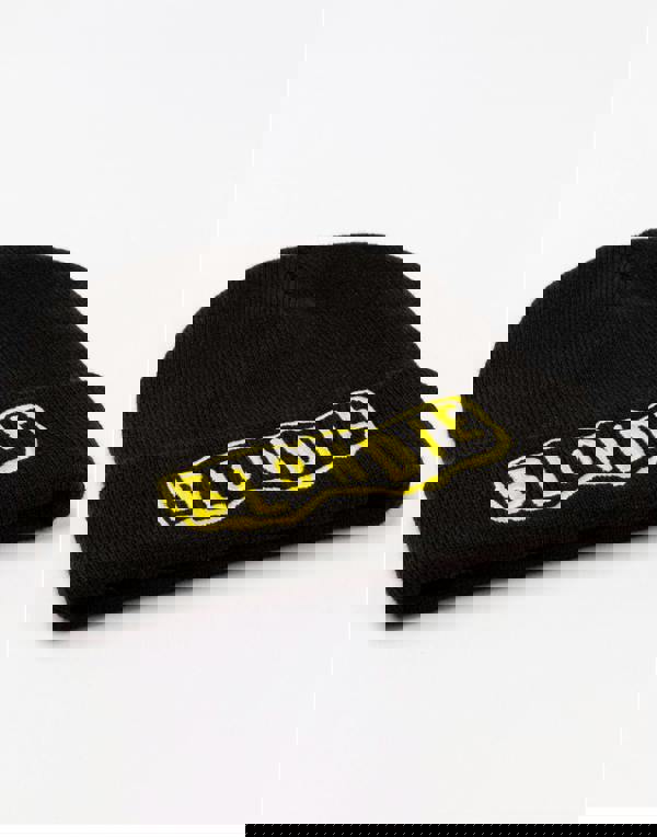 Blondie Mens Black Logo Beanie Hat (One Size)