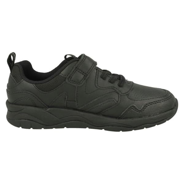 Clarks Boys Clarks Lightweight Paw Print Detailed School Shoes Clowder Sprint