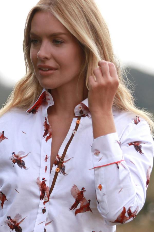 FLYING PHEASANT WOMENS  PRINT SHIRT – Premium Men's Patterned Shirt by Claudio Lugli | Bold Design, Tailored Fit, Best Printed Shirts