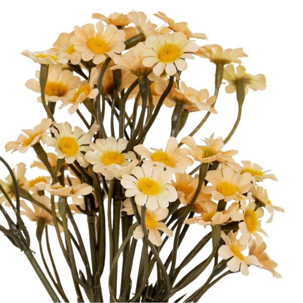 Hill Interiors Daisy Artificial Flower - Cream - 