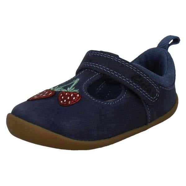 Clarks Girls Clarks Pre-Walker T-Bars Roamer Berry