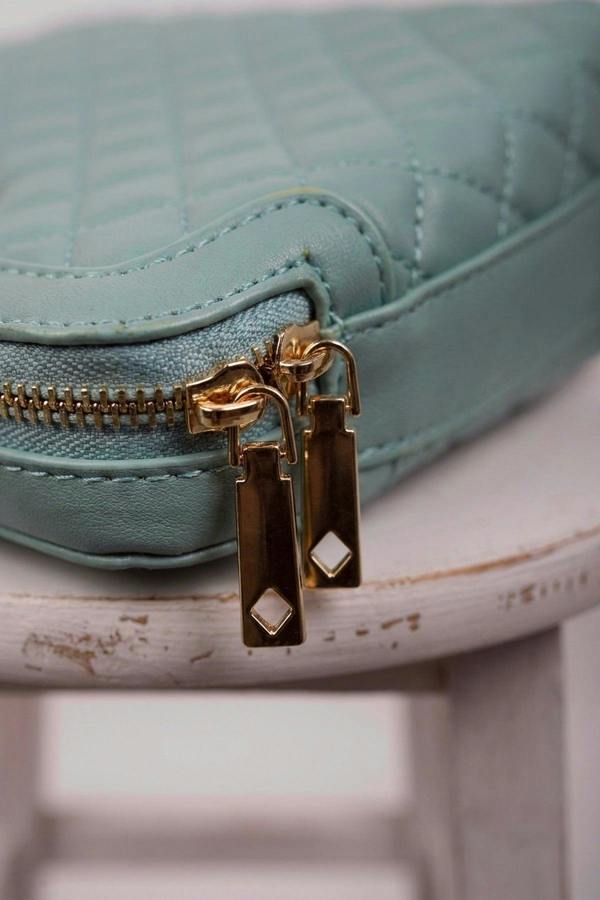 Constance Quilted Frame Crossbody Bag - Green