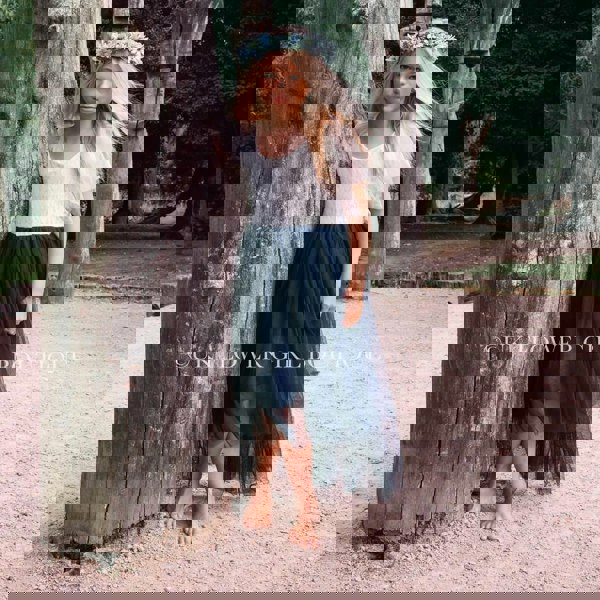 Bohemian Serendipity Dress - Navy Blue - UK Flower Girl Boutique