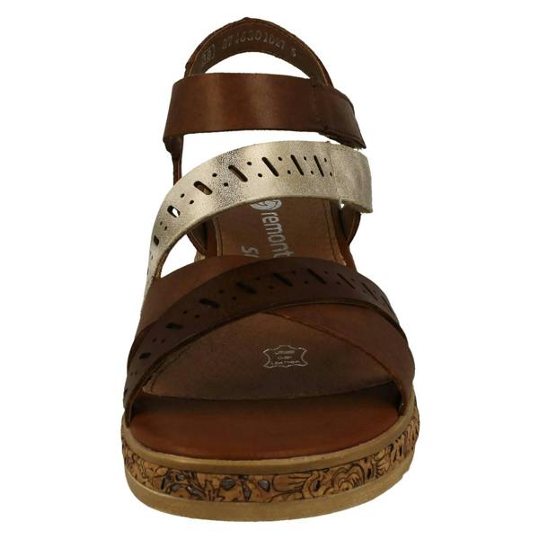 Remonte Ladies Remonte Smart Casual Sandals With A 5cm Wedge Heel D3064