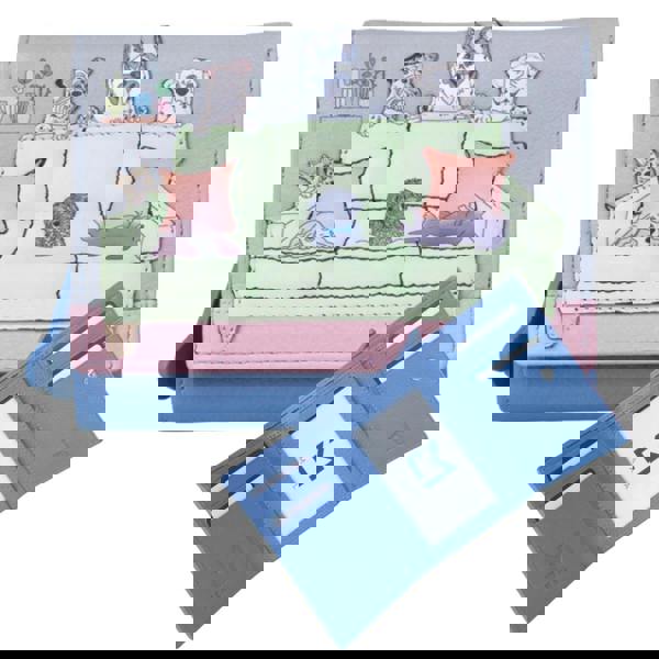 Mala Leather Coco's Doggy Best Seat in the house Tri Fold Purse