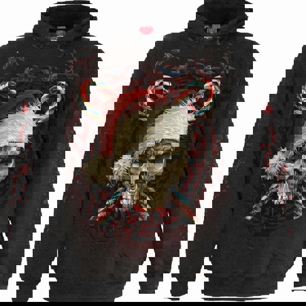 CANDY CANE SANTA - Hoody Black