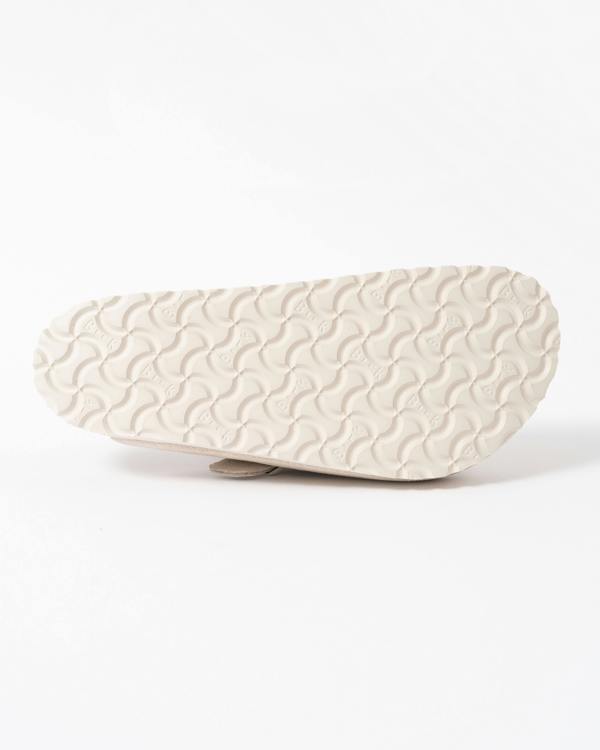 sole Birkenstock Boston Suede Leather Womens Clogs in Oyster