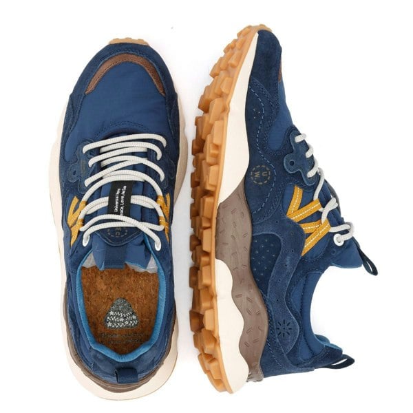 Flower Mountain Yamano 3 Universal Works Blue Trainers