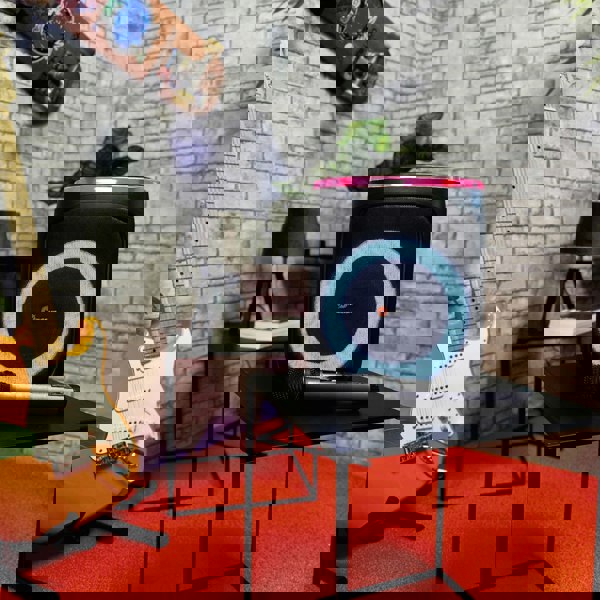 N-Gear | Flash Banger 606 Karaoke Set Bluetooth Speaker Party Box with Wireless Microphone Black