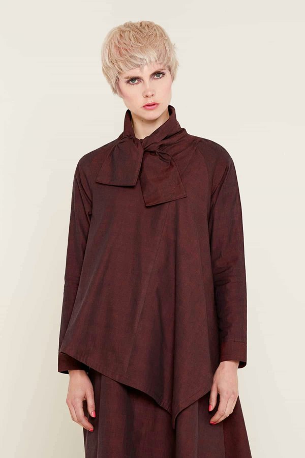 Bo Carter Alexandra Shirt - Burgundy