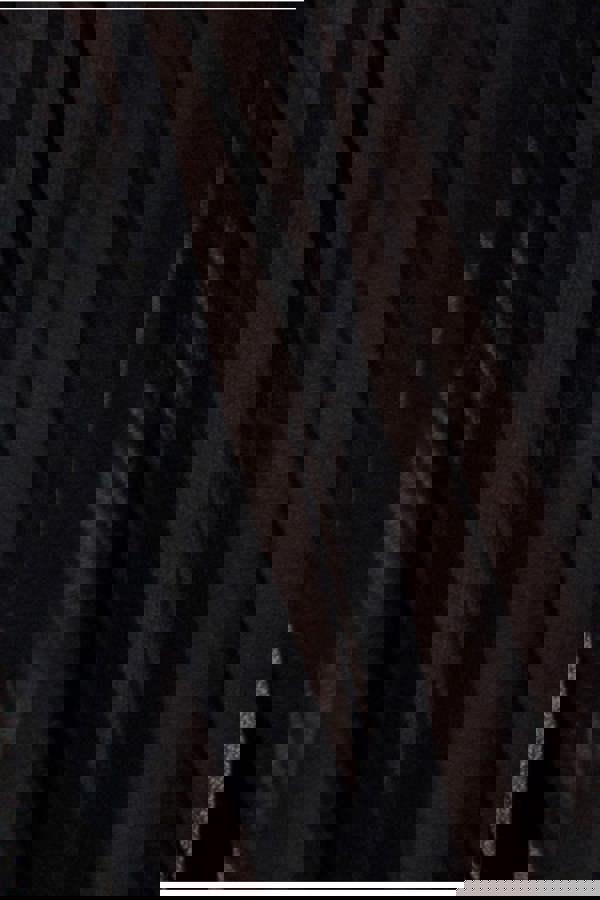 Strapless Mini Dress With Pleated Chiffon Cape - Black DR4789