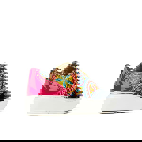 Embassy London Colorado - Multi Signature - Women's lightweight EVA sole trainer with brogue details