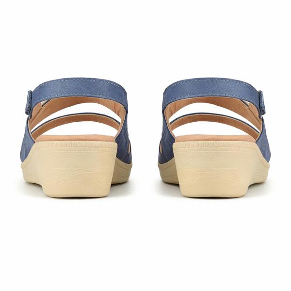 Boulevard L827 Slingback Sandals in Blue