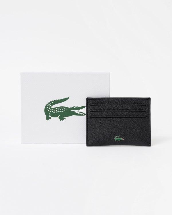 Lacoste Mens Credit Card Holder - Noir 000