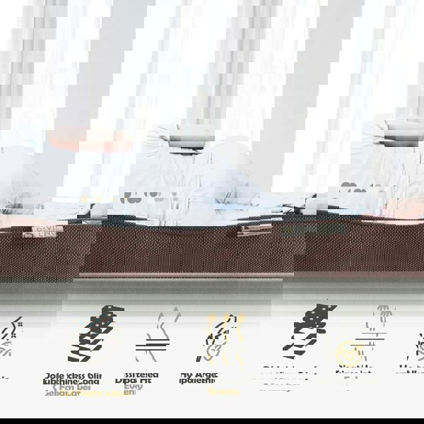 DS Living Reve Memory Foam Mattress - Double - Siam - Gel-Flex - 5 Layer