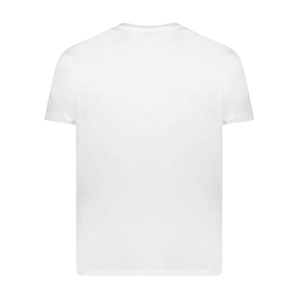 Paul & Shark Mens Badge Cotton Crew Neck Regular T-Shirt - White - 