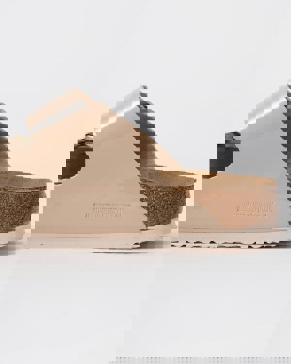 Birkenstock Arizona Birko-Flor Patent Womens Sandals - Sand