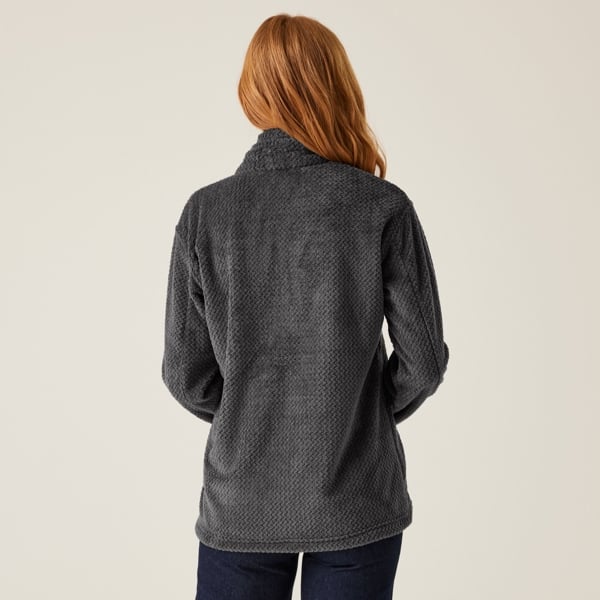 Regatta Women's Heidy Fluffy Full Zip Fleece Jacket - Dark Grey