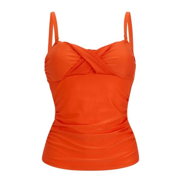 Regatta Womens/Ladies Aceana III Plain Tankini Top - Tangerine Tango - 