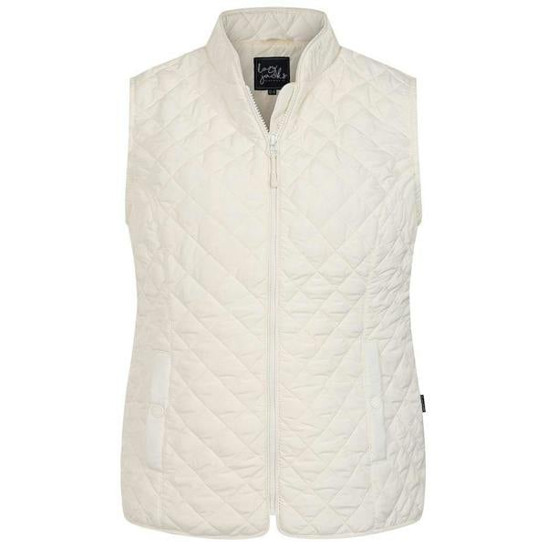 Lazy Jacks Women's Quilted Gilet - Chalk